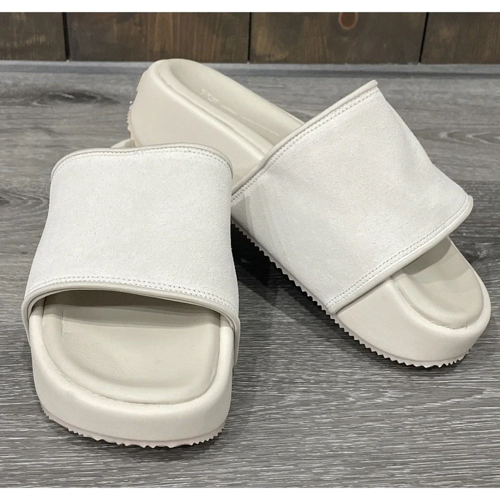 Y-3 Orbit Grey Clear Brown Beige White GW8630 Slide Sandal Mule‎ Slipper Men's 6